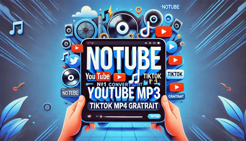 noTube - Convertisseur : YouTube MP3, TikTok MP4 et plus encore !